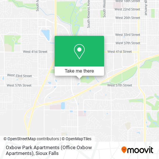 Mapa de Oxbow Park Apartments (Office Oxbow Apartments)
