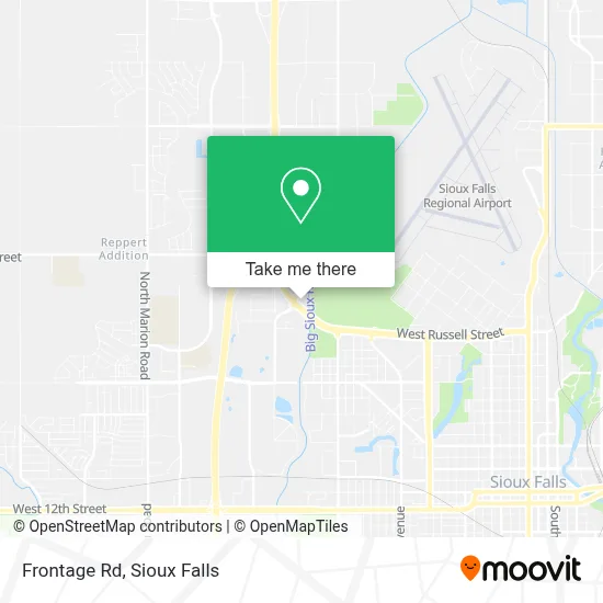 Frontage Rd map