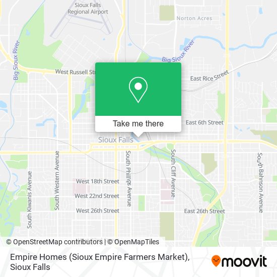 Empire Homes (Sioux Empire Farmers Market) map