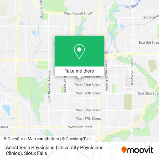 Anesthesia Physicians (University Physicians Clinics) map