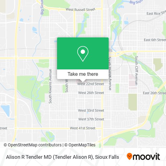 Alison R Tendler MD map