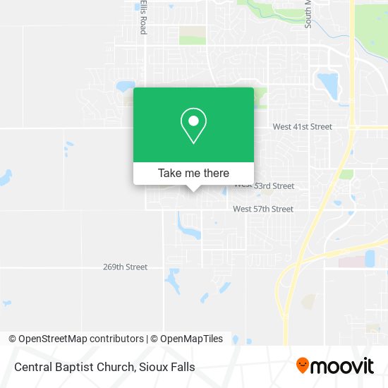 Central Baptist Church map