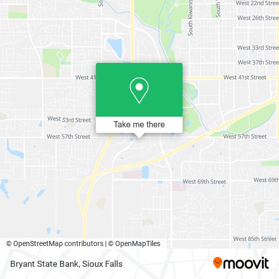 Bryant State Bank map