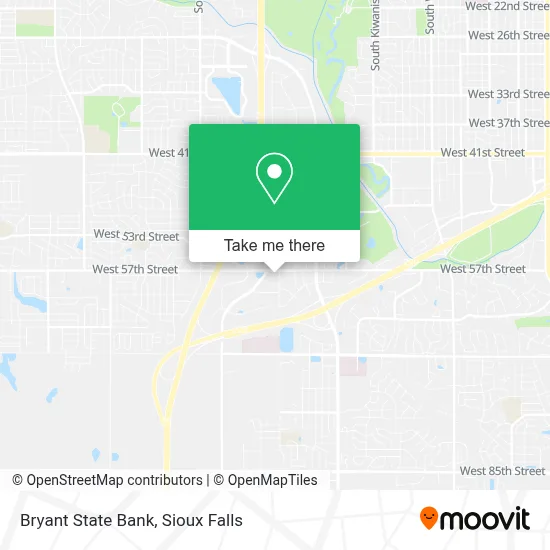 Bryant State Bank map