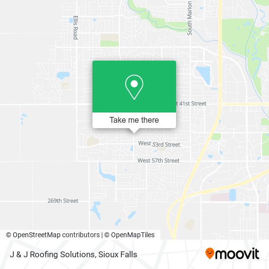 J & J Roofing Solutions map