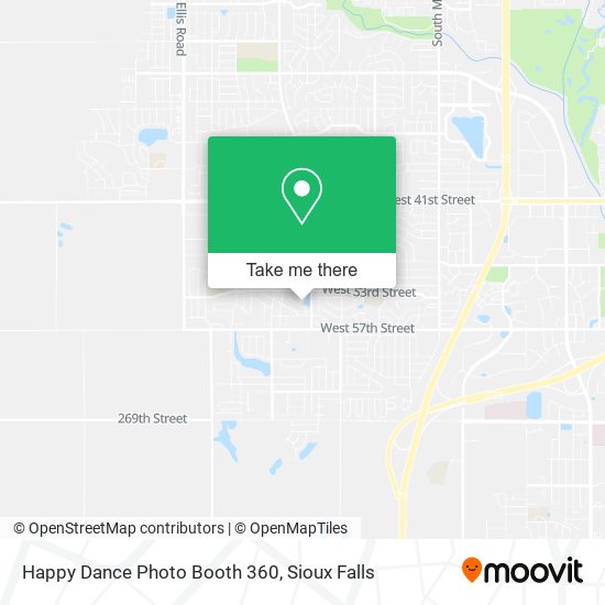 Mapa de Happy Dance Photo Booth 360