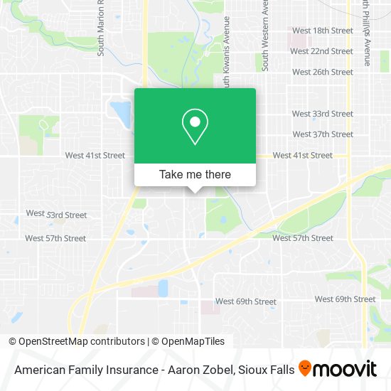 American Family Insurance - Aaron Zobel map