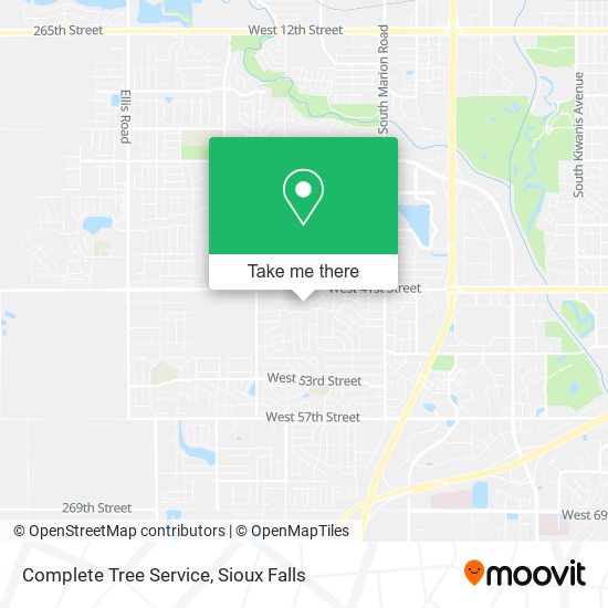 Mapa de Complete Tree Service