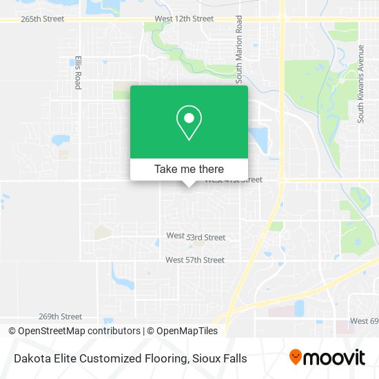 Dakota Elite Customized Flooring map
