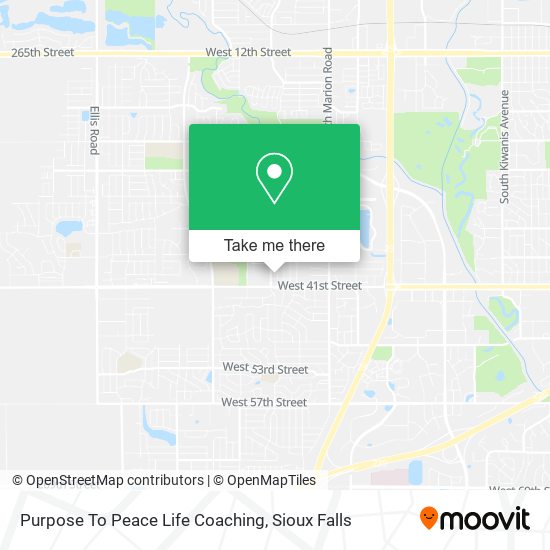 Purpose To Peace Life Coaching map