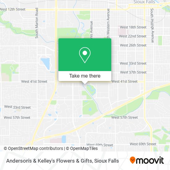 Anderson's & Kelley's Flowers & Gifts map