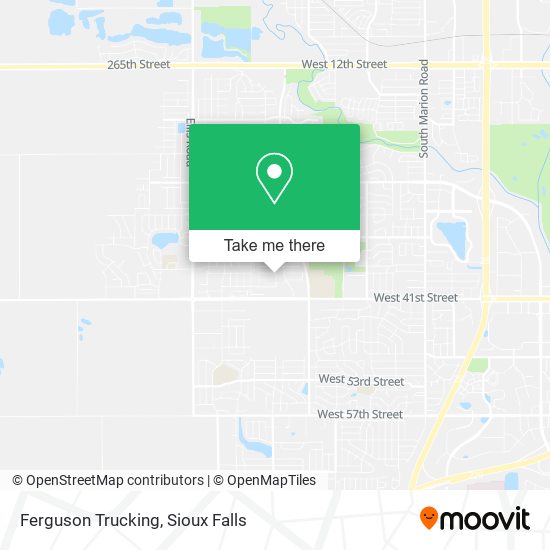Ferguson Trucking map