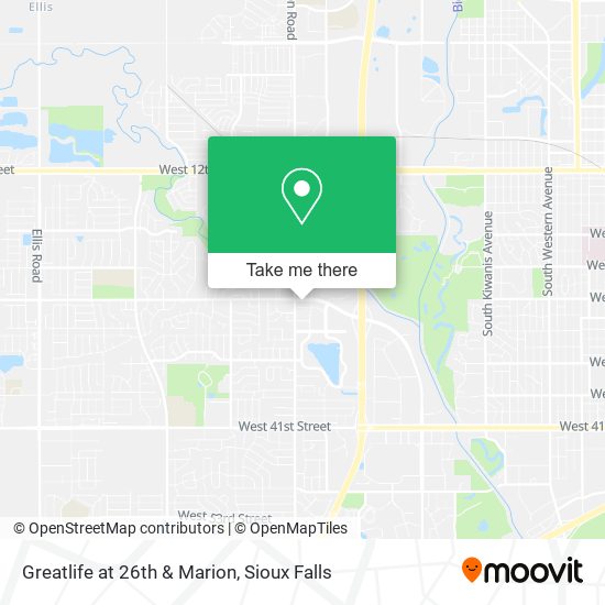 Greatlife at 26th & Marion map