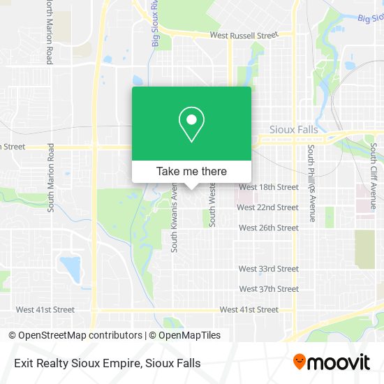Exit Realty Sioux Empire map