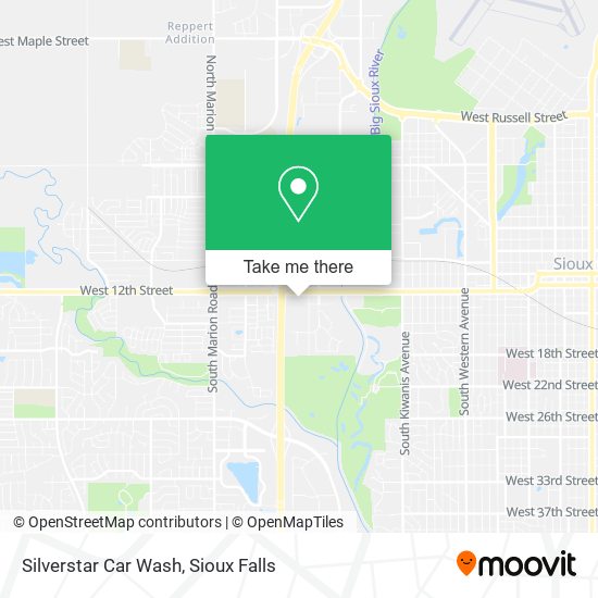 Silverstar Car Wash map