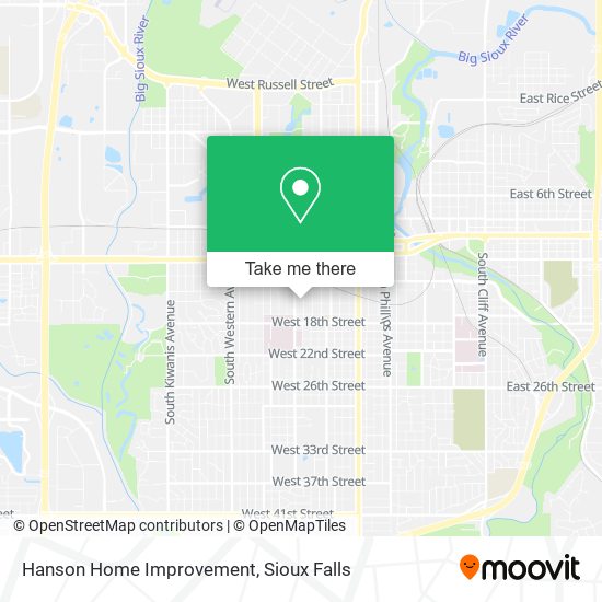 Hanson Home Improvement map