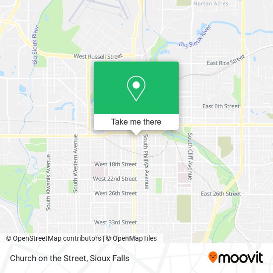 Church on the Street map