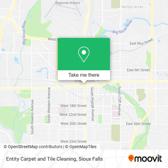 Mapa de Entity Carpet and Tile Cleaning