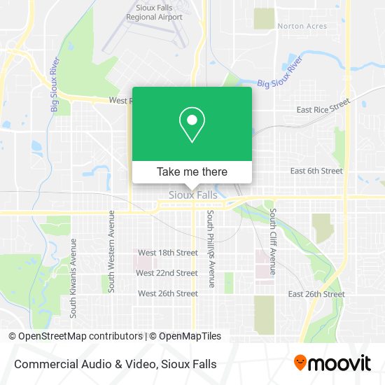 Commercial Audio & Video map