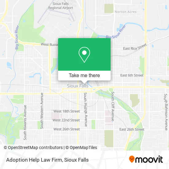 Adoption Help Law Firm map