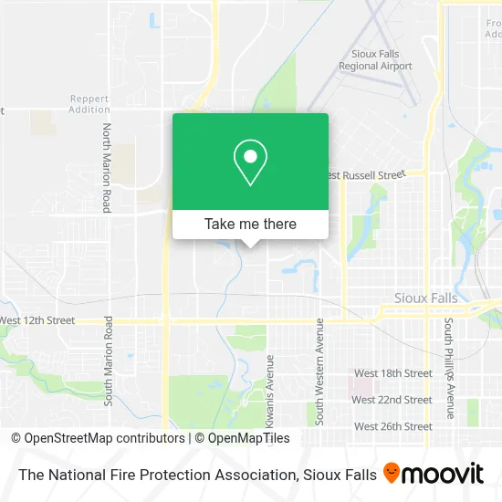 The National Fire Protection Association map