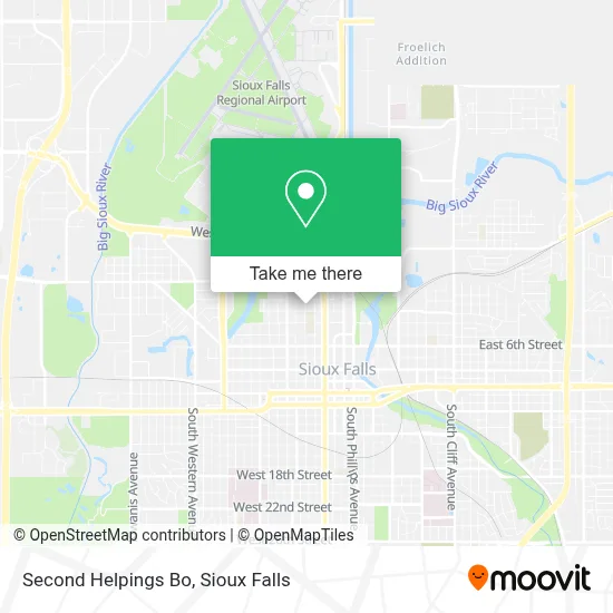 Second Helpings Bo map