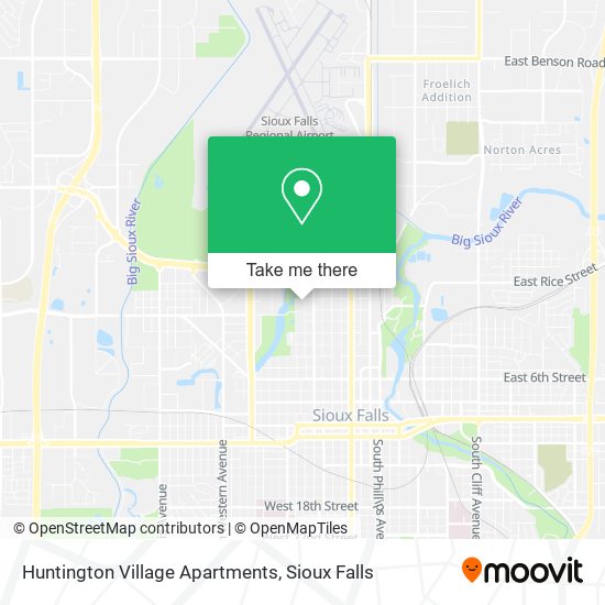 Huntington Village Apartments map