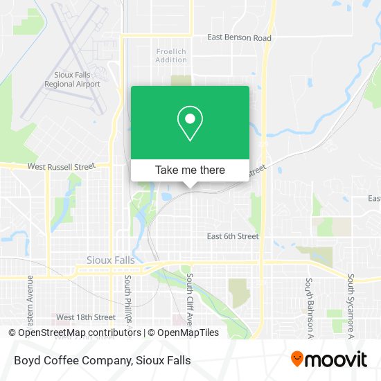 Boyd Coffee Company map