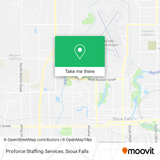 Proforce Staffing Services map