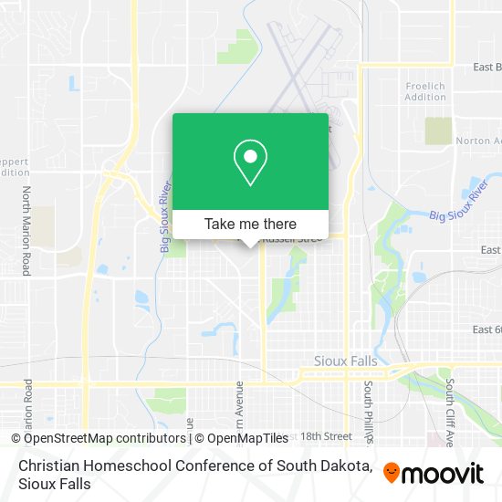 Christian Homeschool Conference of South Dakota map