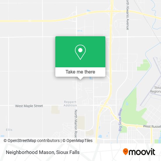 Neighborhood Mason map