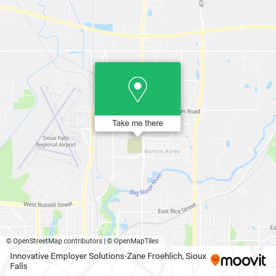 Innovative Employer Solutions-Zane Froehlich map