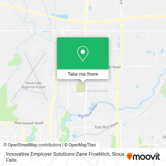 Innovative Employer Solutions-Zane Froehlich map