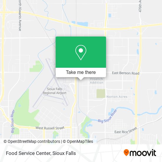 Food Service Center map