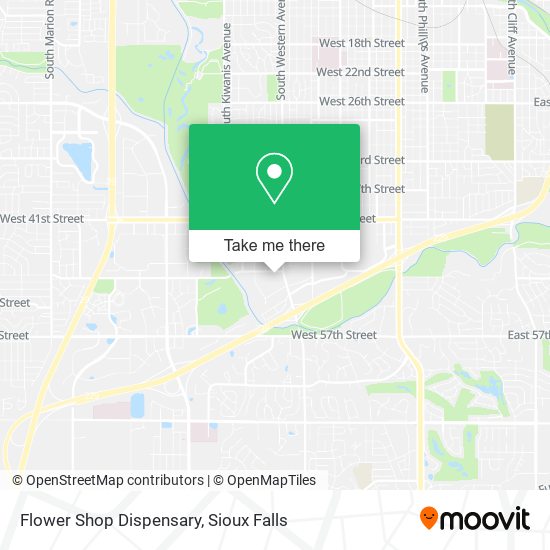 Flower Shop Dispensary map