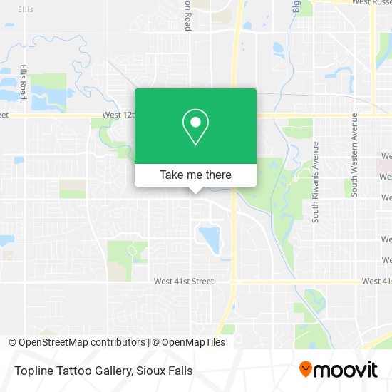 Mapa de Topline Tattoo Gallery