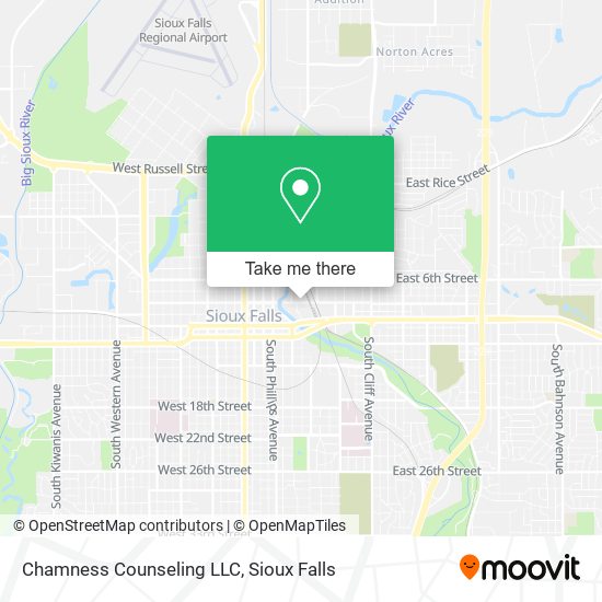 Chamness Counseling LLC map