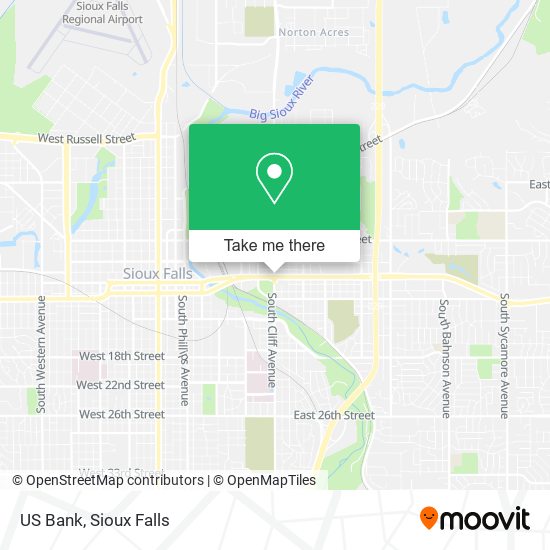 Mapa de US Bank