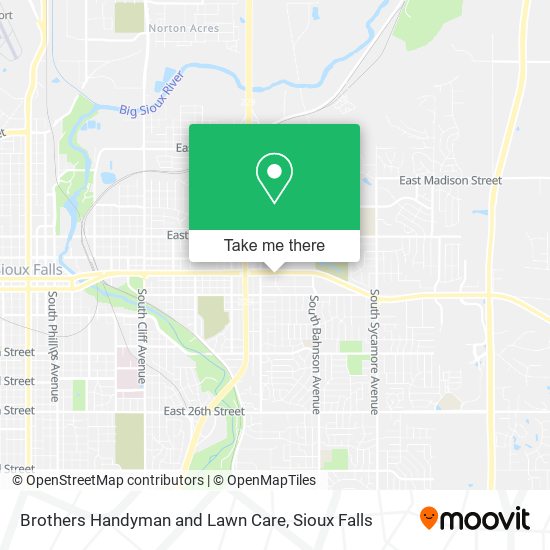Brothers Handyman and Lawn Care map