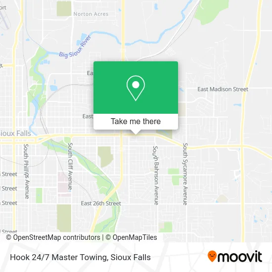 Hook 24/7 Master Towing map
