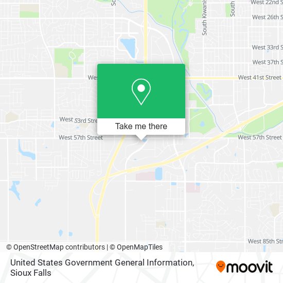 United States Government General Information map