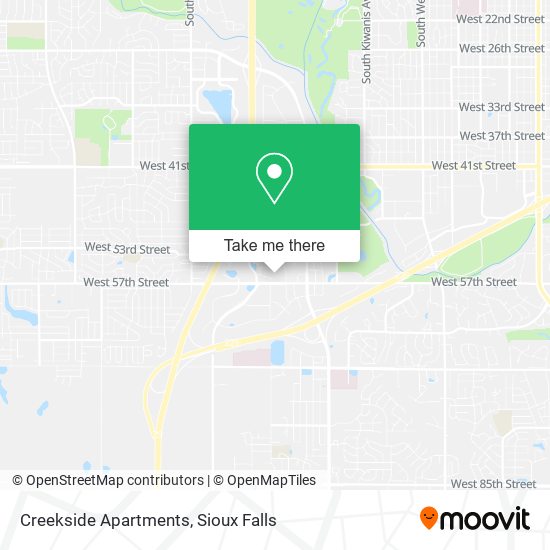 Creekside Apartments map