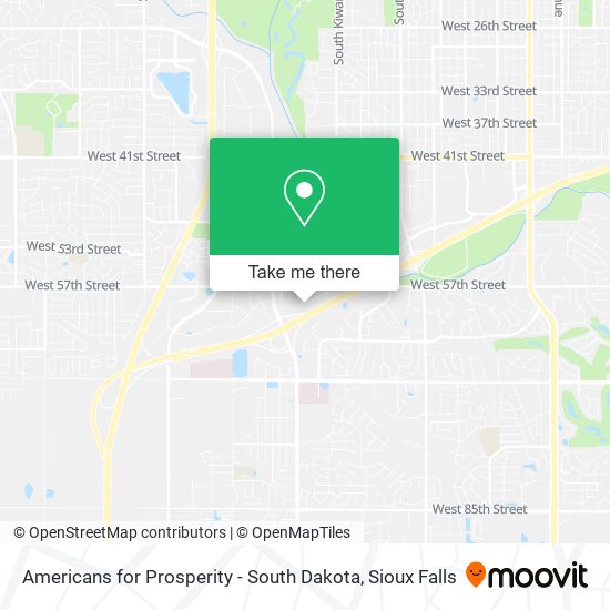 Americans for Prosperity - South Dakota map