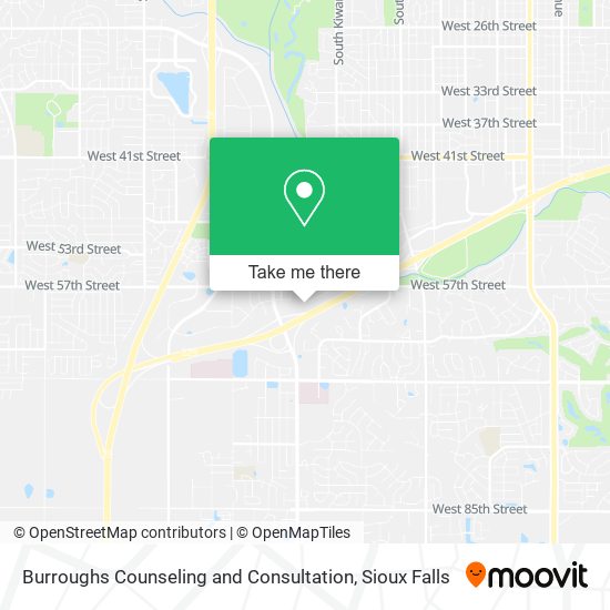 Burroughs Counseling and Consultation map