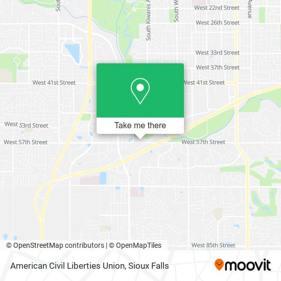 American Civil Liberties Union map