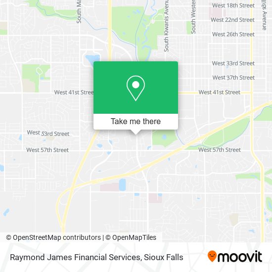 Raymond James Financial Services map