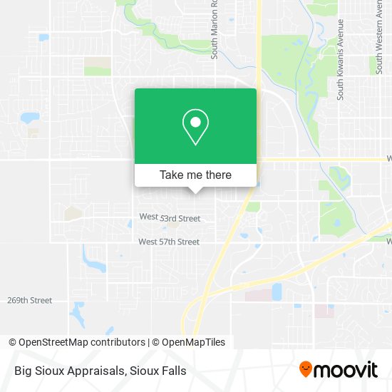 Big Sioux Appraisals map