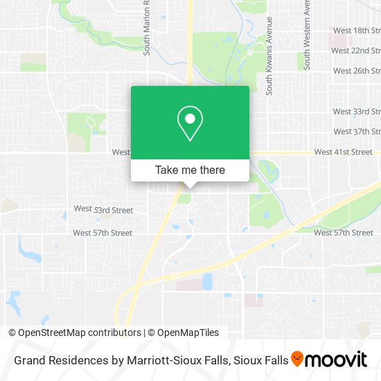 Grand Residences by Marriott-Sioux Falls map