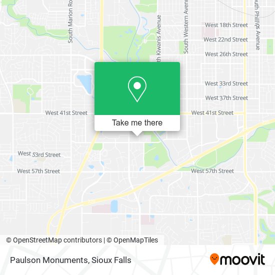Paulson Monuments map
