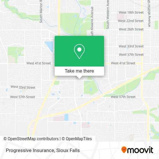 Progressive Insurance map